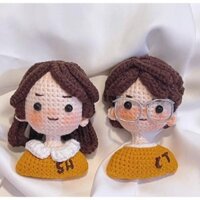 Búp bê  Bằng Len Làm Quà Tặng Thú Bông Thú Nhồi Bông Voi Toy