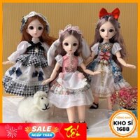 Búp bê barbie 30cm kèm phụ kiện giày váy đồ chơi cho bé gái quà tặng sinh nhật E886