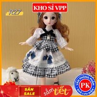 Búp bê barbie 30cm kèm phụ kiện giày váy đồ chơi cho bé gái quà tặng sinh nhật xinh xắn đáng yêu E886