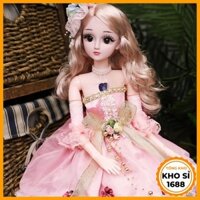 Búp bê barbie 60cm có khớp có nhạc búp bê công chúa dạ hội xinh xắn quà sinh nhật cho bé gái E930