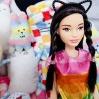 Búp bê Barbie chính hãng - em Barbie châu Á (hàng mới khui có sẵn)