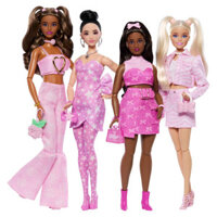 Búp Bê Barbie Deluxe Style with Pink Denim Fashion