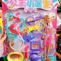 Búp bê barbie đồ chơi búp bê nhập vai bác sĩ