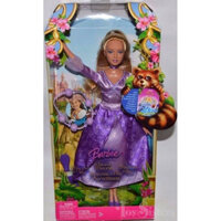 Búp bê Barbie hầu gái đầm tím trong “Island princess” (nude)