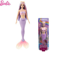 ※Búp bê Barbie Mattel Fashionista Mới, Nhà chơi nàng tiên cá, Quà tặng cho bé gái HRR06 Nàng tiên cá
