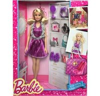 Búp bê Barbie thời trang dạo phố BCH56