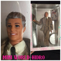 Búp bê Barbie và Ken Fashionistas nghề nghiệp pha chế, đá banh, da đen khớp Mtm made to move xe lăn