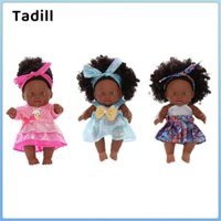 Búp bê bé gái châu Phi Tadill Handmade Bao gồm trang phục cao cấp Quà tặng sinh nhật với bộ sưu tập trang phục cho trẻ em Trẻ em