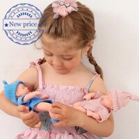 Búp Bê Bé Thật Mềm Cảm Ứng Tập Đi Đồ Chơi Búp Bê Silicon Tái Sinh Silicon Sống Động Như Thật Búp Bê Mini W8h7