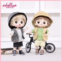 Búp Bê Bé Trai Kiểu Nhật Dễ Thương 14cm Tỉ Lệ 1/12 OB11