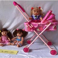 Búp bê biết nói, biết khóc, biết cười mùi thơm cỡ 28x17cm đồ chơi cho bé gái Toy Phát Nhạc