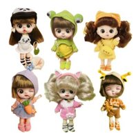 Búp bê BJD 1 mảnh 13CM, món quà Giáng sinh đặc biệt dành cho trẻ em và trang trí cây thông Noel.