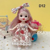 Búp Bê Bjd 17Cm Đồ Chơi Đẹp Mắt Chất Lượng Cao Dễ Thương Với Quần Áo Và Giày