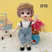 Búp Bê Bjd 17Cm Đồ Chơi Đẹp Mắt Chất Lượng Cao Dễ Thương Với Quần Áo Và Giày