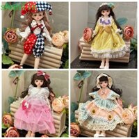 Búp bê BJD SHANLIN 30cm kèm quần áo, 1 / 6 SD Mắt hấp dẫn Công chúa Dress Up Búp bê BJD, Đồ chơi nhà chơi Bóng tóc dài Khớp ngón cao gót Công chúa trang điểm chung Búp bê tập đi