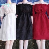 Búp bê BUBBLE Váy trắng / đen / đỏ, Phụ kiện thời trang Diy Váy búp bê Quần áo, Quà tặng sinh nhật Đồ chơi cô gái tự làm Váy trang điểm thủ công cho búp bê 1 / 3 1 / 4 1 / 6 Bjd 30 / 45 / 60cm