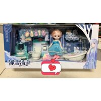 búp bê chibi nhà tắm xinh xắn