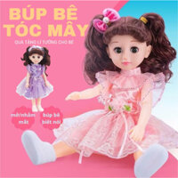 Búp bê cho bé gái cao 43cm, búp bê barbie công chúa dễ thương biết nói có khớp, đồ chơi cho bé gáI