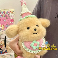 Búp bê chó con nổi tiếng trên mạng búp bê búp bê lông vàng nhỏ búp bê cô gái ngủ gối Bánh bông Chó con lông vàng Đồ chơi nhồi bông quà tặng sinh nhật OEYV