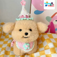 Búp bê chó con nổi tiếng trên mạng búp bê búp bê lông vàng nhỏ búp bê cô gái ngủ gối Bánh bông Chó con lông vàng Đồ chơi nhồi bông quà sinh nhật RBZM