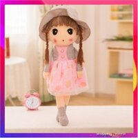 Búp Bê Cô Gái Dễ Thương 45cm Hồng Nhạt