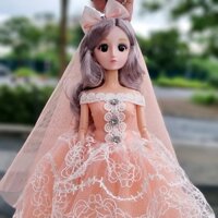 Búp Bê Công Chúa. Đồ Chơi Búp Bê Barbie Cao 30cm. Có Khớp. Sản Xuất Tại Việt Nam.