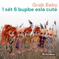 BÚP BÊ CÔNG CHÚA ELSA , ANNA_Frozen 2. CÔNG CHÚA DISNEY Xinh xắn đáng yêu cho bé (SET 6 búp bê)