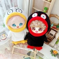 Búp Bê Cotton 20cm Quần Áo Búp Bê Quần Áo Vịt Một Mảnh Bộ Đồ Ngủ