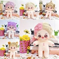Búp Bê Cotton YOLOGO 20cm, Có Thể Đặt Hình Cung Hoàng Đạo Mặc Búp Bê, Hoạt Hình Anime Mềm Nhồi Bông Khỏa Thân Búp Bê