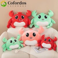 Búp bê cua động vật COFORDOS, Mô phỏng đồ chơi nhồi bông PP Cua đại dương, Bộ sưu tập hoạt hình dễ thương Cua biển mềm Đồ dùng dự tiệc