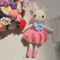 Búp bê - Đan len thủ công - Gấu bông tặng trẻ