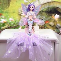 Búp bê đồ chơi bé gái Công chúa nàng tiên cá Bộ đồ trẻ em Quà tặng sinh nhật Mô phỏng Búp bê thủ công20250404