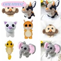 Búp bê động vật sang trọng OBEIBIDZ, Mèo trắng sang trọng / / Búp bê nhồi bông voi, Cú / Chó / Cá ngựa Quà tặng trẻ em Đồ chơi lông tơ 20cm