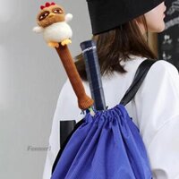 Búp Bê Gà Cầu Lông Vợt Tay Cầm Bao 12 inch Chiều Dài Trò Chơi Dành Cho Nữ Nhẹ Huấn Luyện Trang Trí Tay Cầm Bảo Vệ