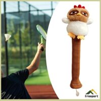 Búp bê gà Cầu lông Vợt Tay cầm Vỏ bọc thể thao Vỏ bảo vệ dễ thương