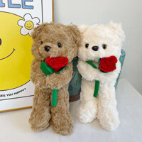 Búp bê gấu khăn quàng cổ|Quà tặng sinh nhật búp bê hình trái tim tình yêu