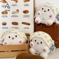 Búp bê gấu SKJK Marumofubiyori, Búp bê nhồi bông Marumofubiyori sang trọng, Sáng tạo Ins Phim hoạt hình Cây lau nhà mềm Moppu Đồ chơi nhồi bông Quà tặng sinh nhật