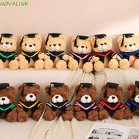 Búp bê gấu tốt nghiệp mũ bác sĩ NOVALINK, Đồ chơi sang trọng hình gấu mềm 23 / 28cm, Búp bê động vật gấu nhồi bông dễ thương hoạt hình cho học sinh trẻ em