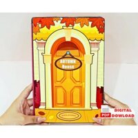BÚP BÊ GIẤY NGÔI NHÀ MÙA THU CỦA YESA