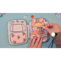 búp bê giấy Vịt Con Dể Thương