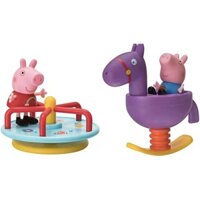 Búp Bê Heo peppa Đồ Chơi Có Khớp Cử Động Đầu, Cánh Tay Và Chân, Đồ Chơi Phong Cảnh Nhà