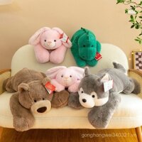 Búp bê hoạt hình dễ thương efon-g làm bụng gấu trúc con lười cáo cá sấu đồ chơi búp bê ngủ Gối búp bê quà sinh nhật