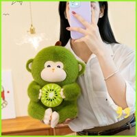 Búp Bê Khỉ Nhồi Bông Dễ Thương Xanh Thú Nhồi Bông Plushie 30cm / 11.8inch Hoạt Hình Khỉ Thú Nhồi Bông Sang Trọng tayenivn