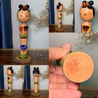 Búp bê Kokeshi Nhật Bản thủ công – Quà tặng ý nghĩa, trang trí phong cách Nhật 24,5cm