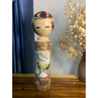 Búp bê Kokeshi Nhật Bản thủ công – Quà tặng ý nghĩa, trang trí phong cách Nhật 29,5cm