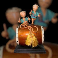 Búp bê Kokeshi thủ công – Trang trí phong cách Nhật 12cm