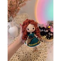 Búp Bê Len Công Chúa Tóc Xù Merida