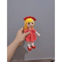 Búp bê len Handmade tóc vàng siêu dễ thương ( ảnh thật 100%)