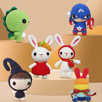 Búp Bê Len Thành Phẩm Mặt Dây Chuyền Len Đan Tay Mặt Dây Chuyền Thành Phẩm Handmade Móc Búp Bê Móc Mặt Dây Chuyền Thành Phẩm