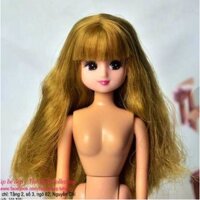 Búp bê Licca chính hãng body dẻo có khớp ẩn, tóc vàng - 350k